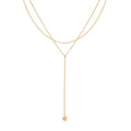Wholesale European and American Stainless Steel Necklace Women's Pendant Necklace Simple Double-layer Jewelry