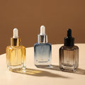 New Style 30ml Thick Bottom Essence Oil Foundation Glass Bottle Cosmetics Bottle Spot Dropper Dispenser Bottle Screen Printing
