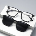 New Trendy Magnetic Clip on Women Sun Glasses Eyeglasses With Clip on Lunettes De Soleil