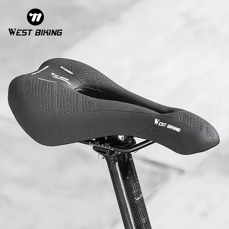 Comfortable Bicycle Saddle Streamline Waterproof Road Bike Saddle Mountain Shock Absorption Bicycle Seat Cushion