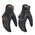 Motorbike Gloves Motocross Cycling Riding Off-road Goat Leather Motorcycle Glove Men Touch Screen Motor Vintage Motocross Gloves