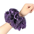 Shiny Golden Velvet Knitted Hair Loop for Women Daily Wear Fashionable Headscarf Head-dress Flower