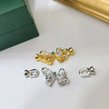 C031 925 Sterling Silver 18K Gold Plated Pearl Clasp for Jewelry Wholesale Metal Cord Ends Clasp Necklace or Bracelet Clasp
