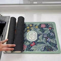 Luxury Classic Eco-Friendly Customizable Pattern Heat Resistant Fabric Nylon Coffee Table Mat Placemat for Kitchen Dining Table