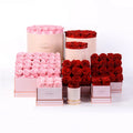 Wholesale Holiday Hug Bucket Gift Paper Box Packaging Round Solid Color Flower Box Bouquet Flower Arrangement