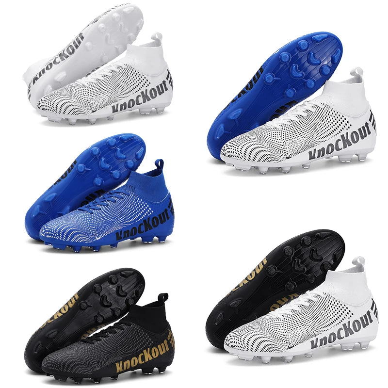 Factory Custom Hot Selling American MenTurf Outdoor Football Shoes Chuteiras Sepatu Bola Outdoor Training Soccer Shoes