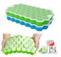 Easy Release Reusable BPA Free Silicone Ice Cube Molds Custom Shape Ice Tray Cube