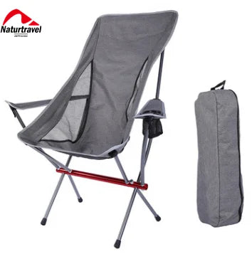 Naturtravel Adjustable Camping Folding Table and Chairs Set for Hiking 7075 Aluminum Armchair
