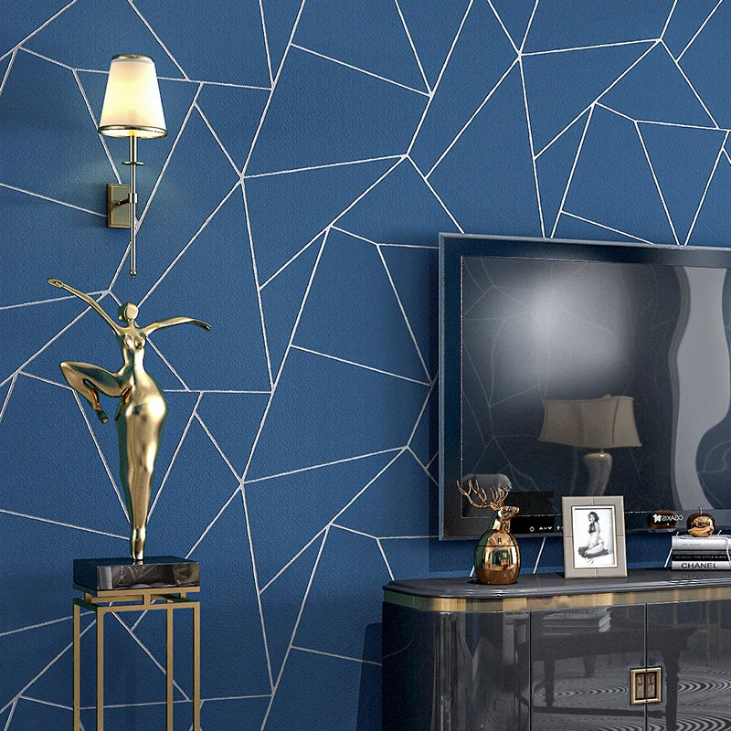 2024 Modern Non Woven 3D Wallpaper for Home Decoration Living Room Bedroom Background Wall Paper Wall Coating Wall Panel