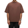 DTG Custom T Shirt Oversized Cropped Tshirt  300gsm 220 Grams Organic Cotton Boxed Drop Shoulder Luxury T-shirt