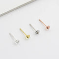 10 Pairs 925 Silver Post Earring Pin Pad Blank Peg 3/4/5/6mm Pearl Cup Earrings Small Setting Cup Earring Base Jewelry Making