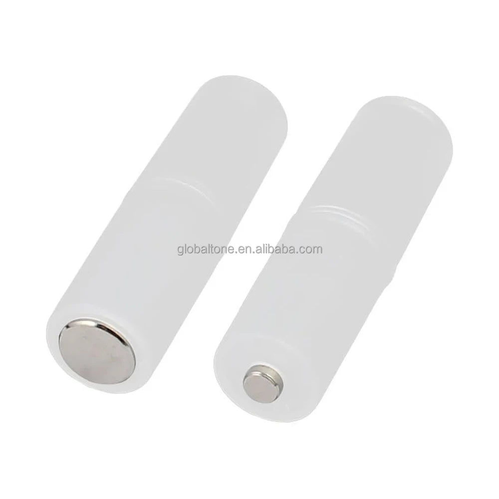 GLOBALTONE GT3-1705B AAA to AA Battery Converter Transparent PP Material Metal Contacts Negative Side Battery Management System