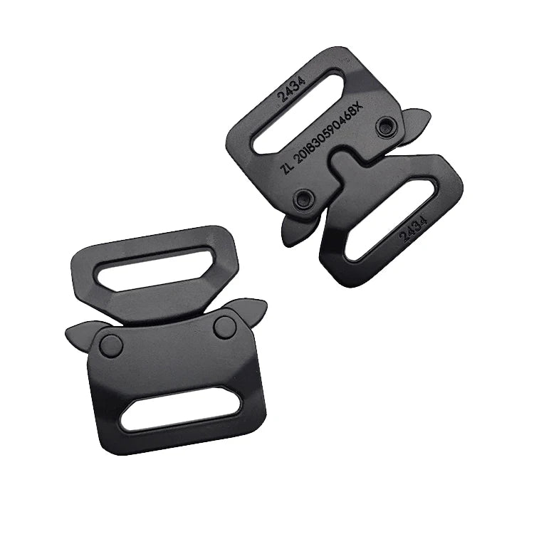 Small Zinc Alloy Quick Release Tactical Strap for Backpack Shoes Dog Collar Accessories Belt Buckles