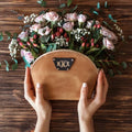 Vintage Zipper Closure Custom Logo Leather Women Makeup Organizer Personalized Makeup Bag