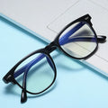 Black Color square Glasses Frame Unisex Anti-Blue Ray Glasses TR90 Anti Blue Light Glasses