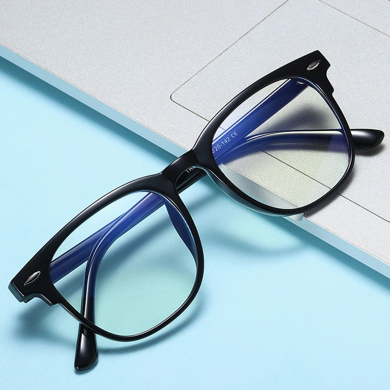 Black Color square Glasses Frame Unisex Anti-Blue Ray Glasses TR90 Anti Blue Light Glasses