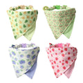 Fruit Print Pet Bandanas for Dogs Cats Adjustable Kitten Puppy Bibs Triangular Scarf Small Dog Cat Collar Bandana