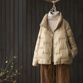 2021 Direct Sale New Women Loose Very-light Windproof Parkas Casual Outwear Female Short White Duck Down Jacket Coats