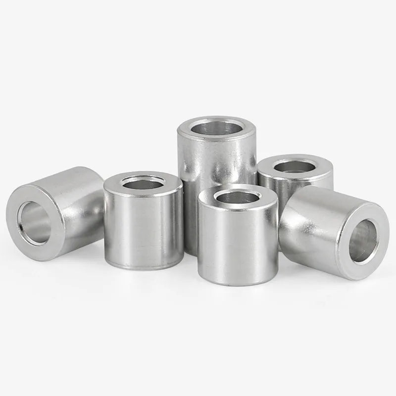 Hollow Aluminum Bushing No Thread Spacer Aluminum Flat Washer Gasket Aluminum Spacers