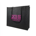 Reusable Thick Quilted Non Woven Rope Handle Custom Printed Clothing Packaging Bags for Clothing Store