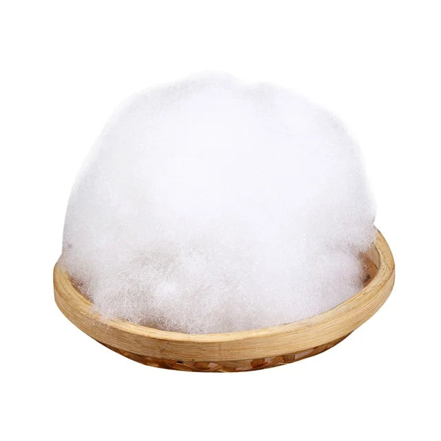 10G Small Bags of Toy Filling Premium Fiber Fill Hollow Polyester Filling Plump Pre-packed Bag of Polyester Stuffing
