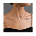 Minimalist Fresh Water Pearl Choker Necklace Stainless Steel Jewelry for Mother's Day Gifts Number Shape Pattern