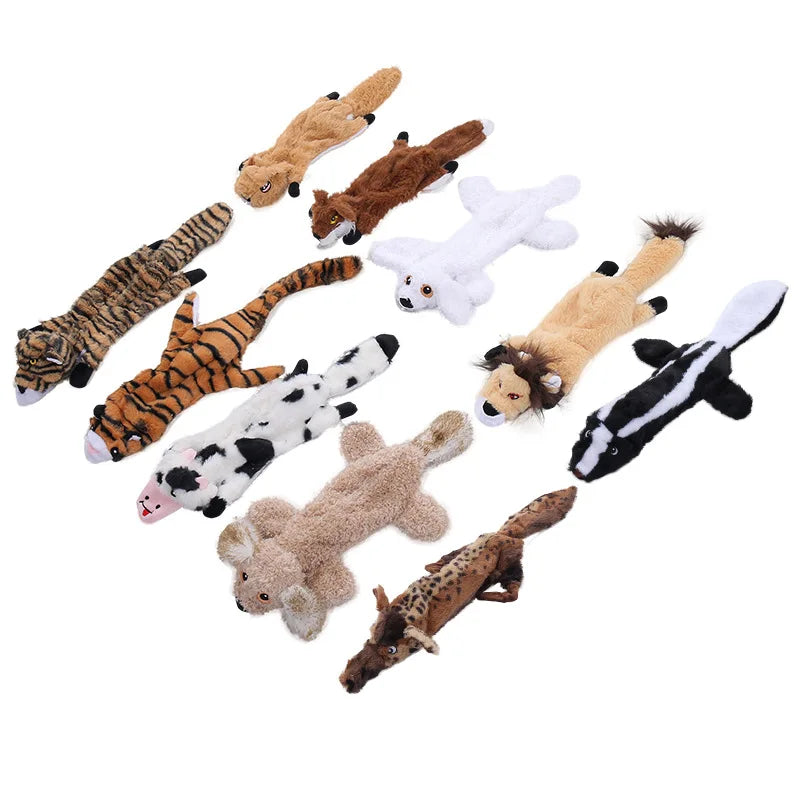 Customized Pet Products Plush Animal Sound Dog Toy Durable Interactive Pet Dog Toy