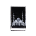 Small Bridge New Design Premium Custom Crystal Gift High Quality 3D Laser Crystal Mosque Cube