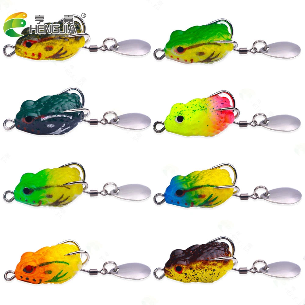 3.0G 3.4G 3.7G Wholesale Lure Frog Soft Baits Top Water Fishing Lure  Artificial Bait Topwater Bass Fishing