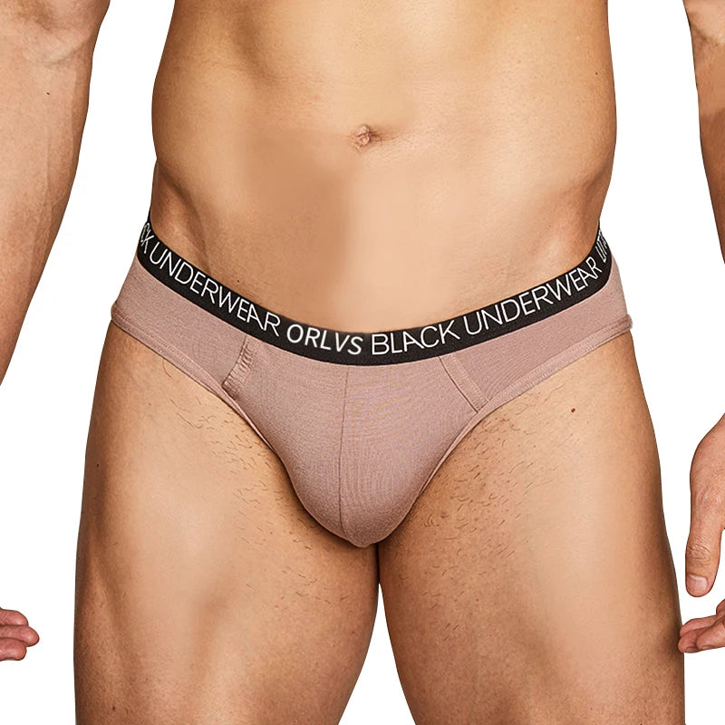 Mens Custom OEM Mid-Rise Boxer Briefs 95% Modal 5% Spandex Breathable Knitted Man Underwear