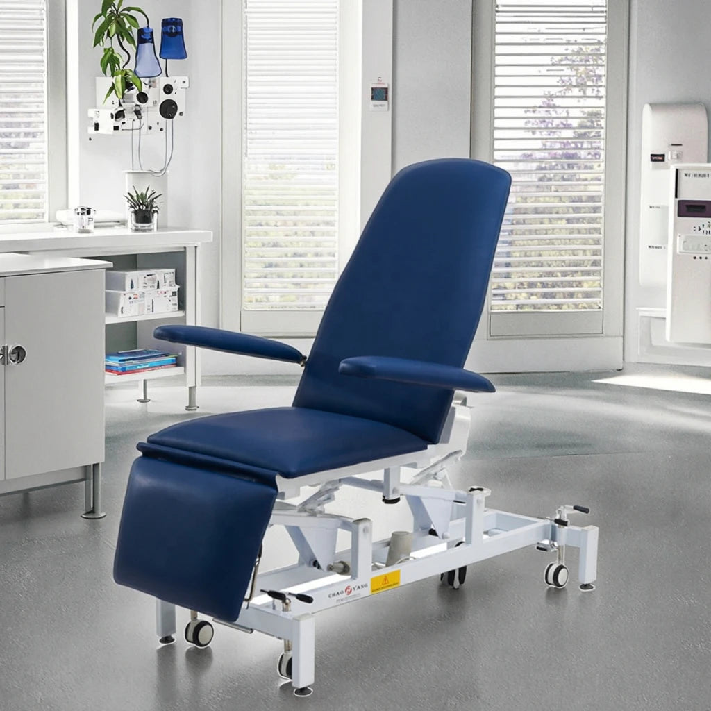 Certified Portable High Density Iron Electric Therapy Podiatry Chair Multi-Purpose Examination Facial Practice Table Gym Bedroom