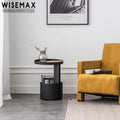 WISEMAX FURNITURE Italian Design Home Hotel Villa Furniture Metal Sofa Side Table Wooden Corner Table for Living Room