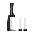 Factory 1SET Coffee Needle Stirrer with Storage Rack WDT Tool Needle Heads Tampers Accessories to Solve Coffee Clumping
