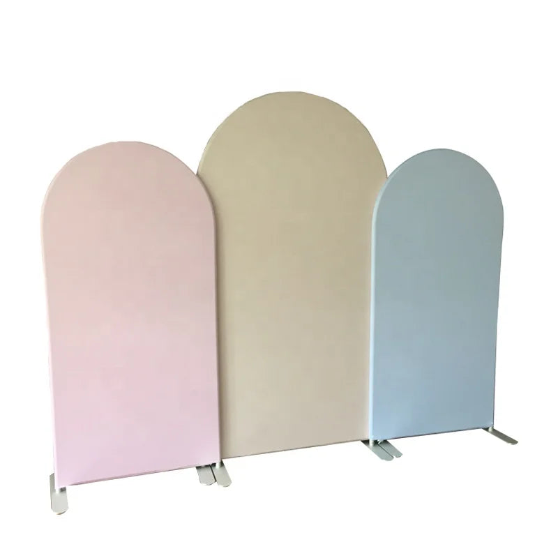 Arch Tension Fabric Wedding  Pillow case Aluminum Pipe Display Backdrop Stand