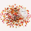Popular Bulk Solvent Resistant Fall Maple Leaves Glitter for Resin Tumblers Nail Art