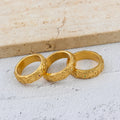 USENSET Luxury Zircon Embossed Star Moon Ring Shining Zircon Stainless Steel Jewelry Rings