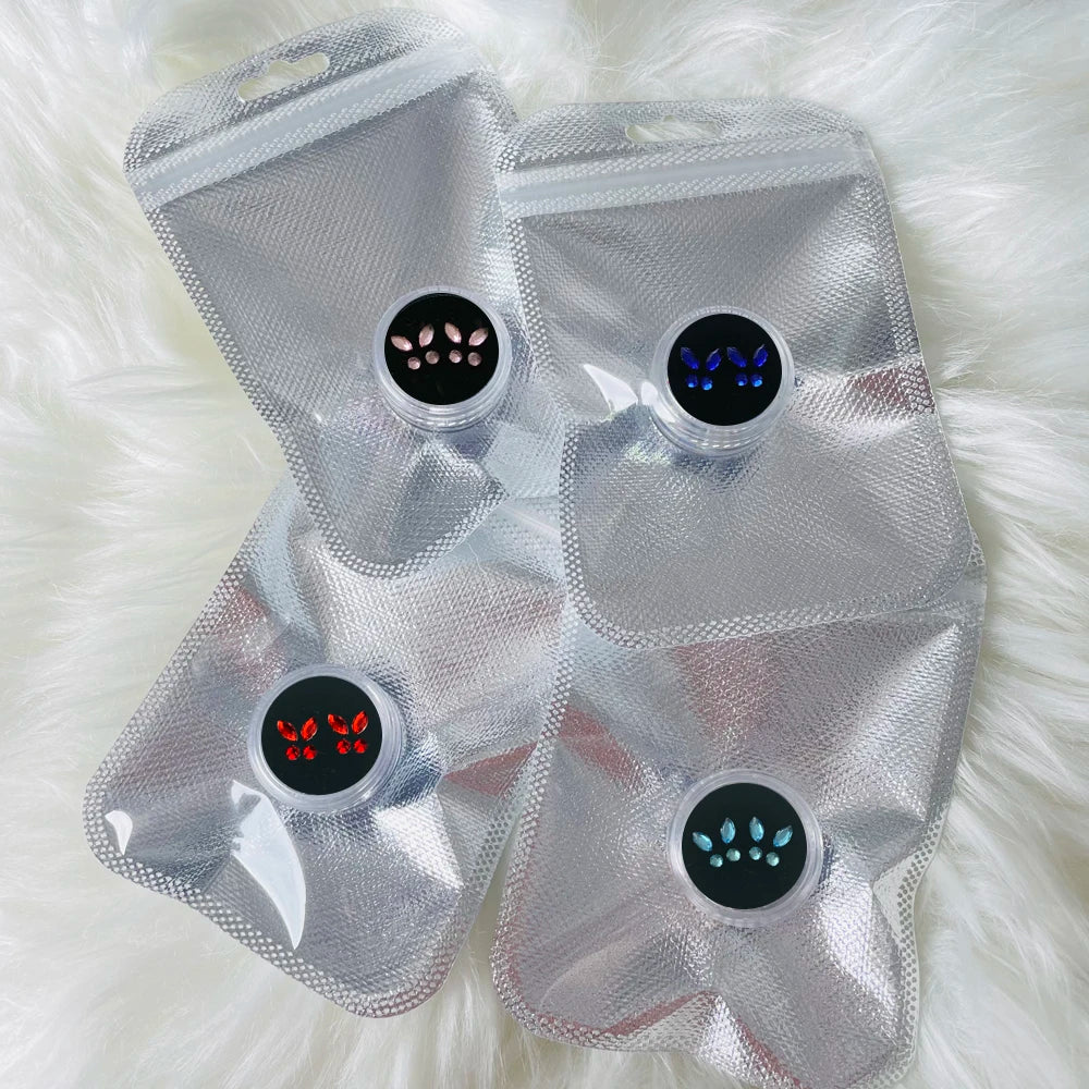 Yantuo Hot Selling Butterfly Various Colors Horse Eye Tooth Gems Non Hotfix Rhinestones Bling Nail Rhinestone for Teeth