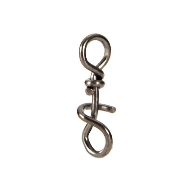 Heavy Duty Stainless Steel Fishing Snap Swivels Connector Centering Pin Spring Twist Lock Easy Rigging Freshwater Panfish Soft