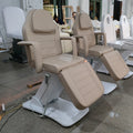 3 Motors White Electric Massage Table Chair Facial Lash Electric Beauty Bed SPA Salon Furniture With USB Charge for Sale