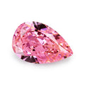 4K Synthetic CZ Diamond Crushed Radiant Ice Cut Gems Dark pink 5A+ Cubic Zirconia Pear Loose CZ Zircon Stones