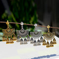 Ethnic Tribe Fashion Women Gold Geometric Jhumka Dangle Earrings Indian Jewelry Ethnic Hollow Hippie Boho Bells Tassel Earrings
