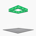 LED Backlit Ceiling Panel Custom Logo Portable Modern Design for Trade Show Expo Branded Display