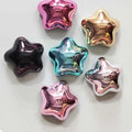 Shiny Metallic Star Series Resin Flat Back Cabochons for Hairpin Scrapbooking DIY Jewelry Craft Decoration Accessories