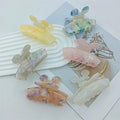 Premium Korean Version 8.5CM Cellulose Acetate Hairpins Fashion Disc Hair Accessories for Women Stylish Headdress Grab Hair Clip