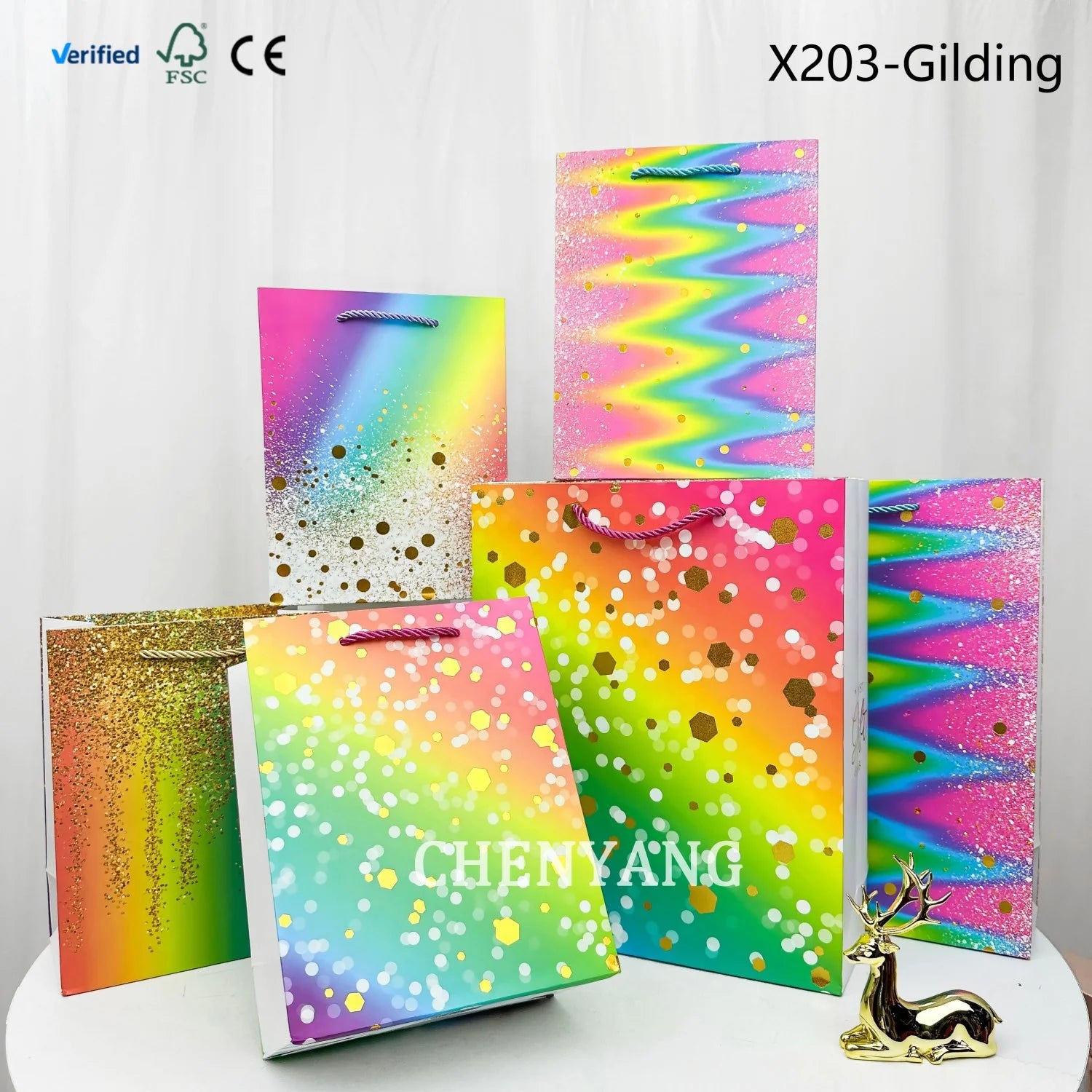 Factory Direct 3D Em/De Bossing Paper Gift Bag Box Pattern BestSeller Luxury Brand Packaging Bag Small Size 48H Dispatch