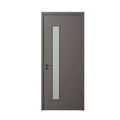 Modern French Glass Door Solid Wood Door Insert Frosted Glass Bathroom Door Designs