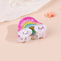 CN Acetate Sweet Mini Customized Hair Claw & Clamp for Kids Women Daily Use Fruit Design 6 Colors 4-5cm Sizes