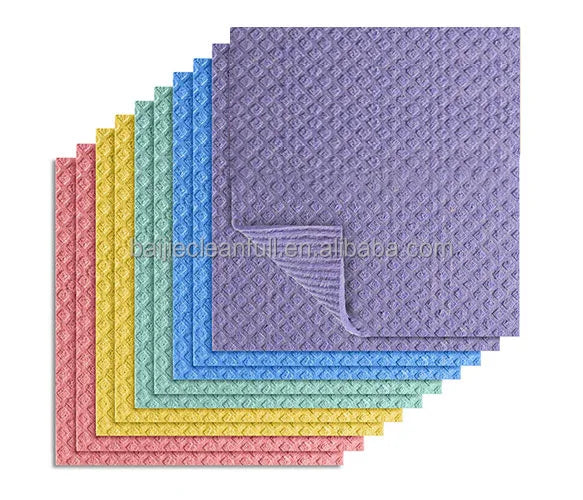 Swedish Cellulose Dish Cloth Raw Clothes Kitchen Cleaning Sponge Cloth Cellulose