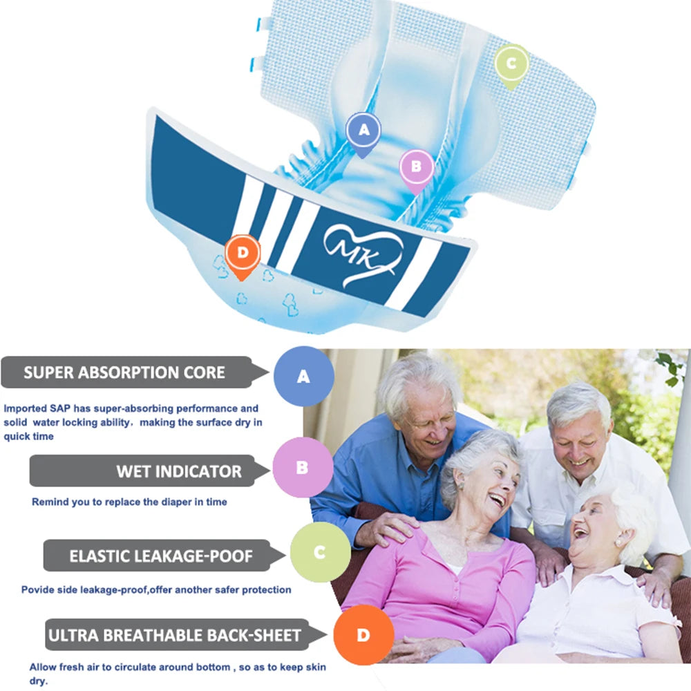 OEM Disposable High Absorbenct ultra Thick Wholesale Adult Diaper