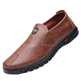 2026 Men's Leather Loafers Shoes Pu Dress Shoes Comfortable Soft Shoes Men Casual